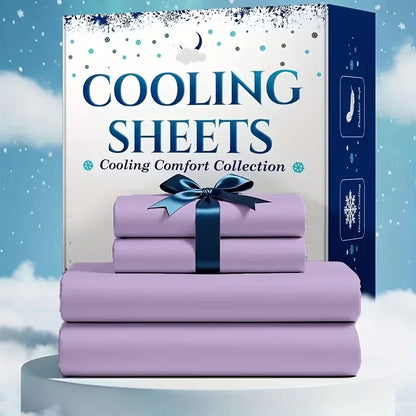 4pcs/6pcs Bamboo Cooling Queen Size Sheet Set