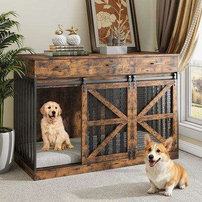 48 Inch Large Dog Crate Furniture