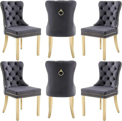 Velvet Dining Chairs Set Of 6