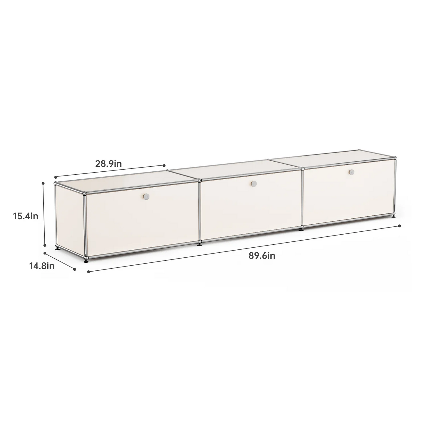 Modern Modular Metal Storage Cabinet