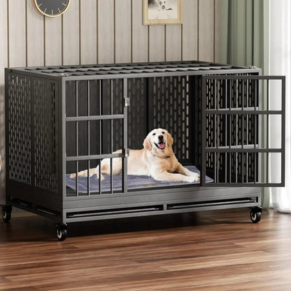 48-Inch Heavy-Duty Dog Crate