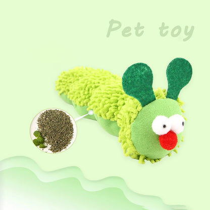 Cat Chew Toys Caterpillar Catnip