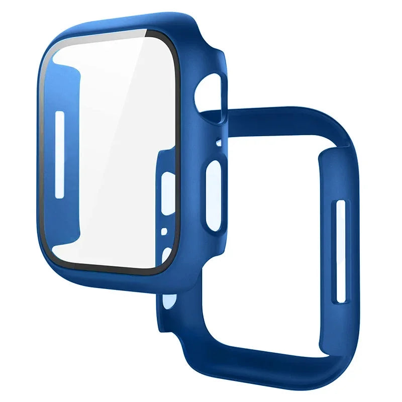 Tempered Glass+Cover For Apple Watch