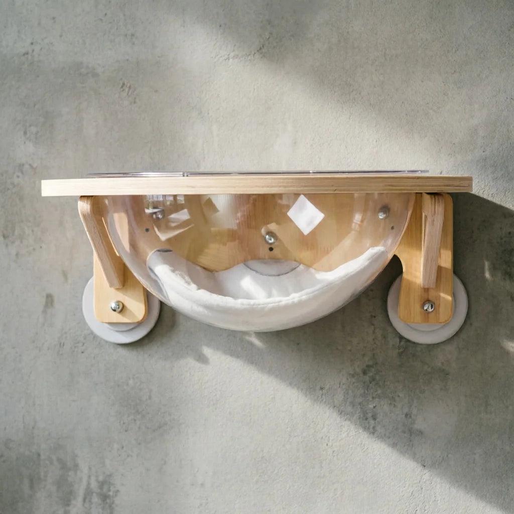 Clear Cat House Wall-Mounted