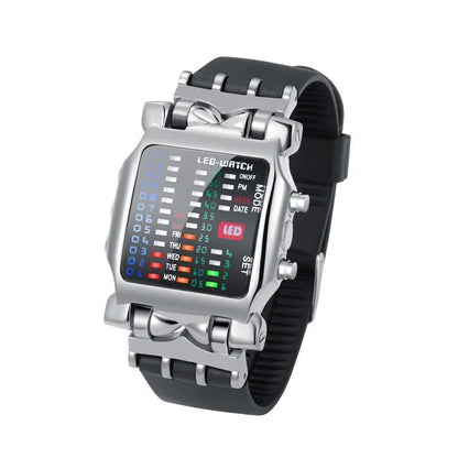 LED Watch Men Fashion Creative Electronic Watch