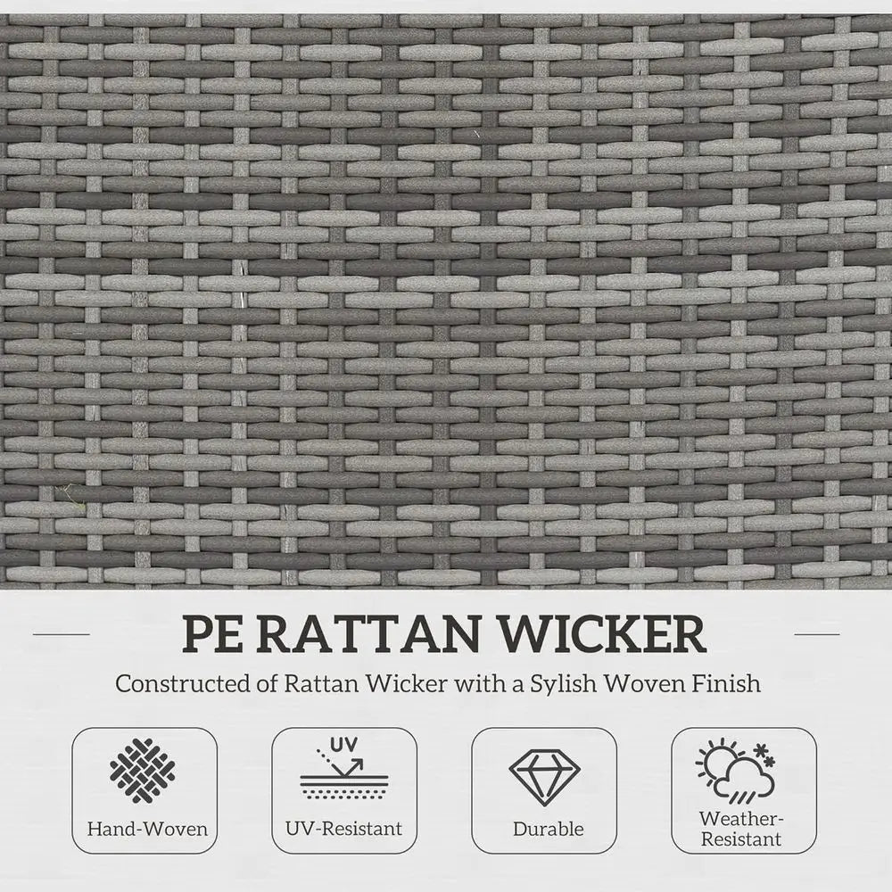 7-Piece Outdoor Wicker Sofa Set
