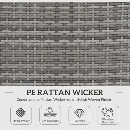 7-Piece Outdoor Wicker Sofa Set