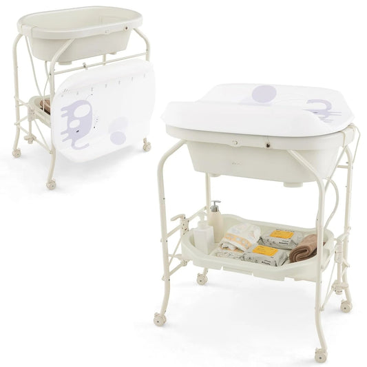 2 in 1 Changing Table with Bath Tub Unit