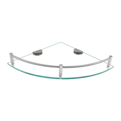 AB66-Bathroom Shelves, Bathroom Glass Corner Shelf Triangle Wall Mounted ,Tempered Glass Shelf For Storing Shower Gel/Soap