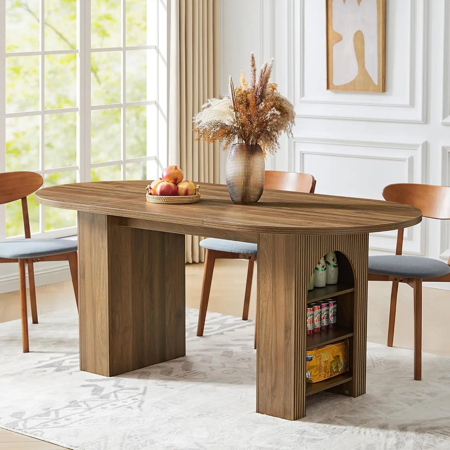 Extendable Dining Table 41-78in