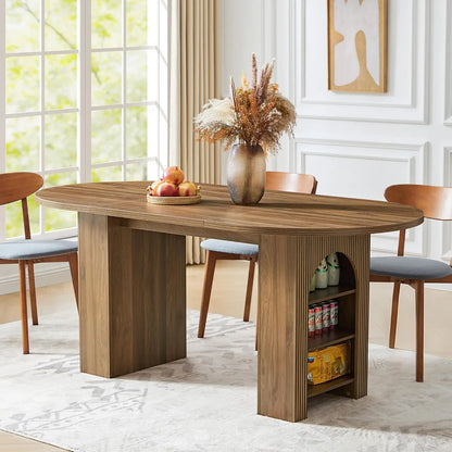 Extendable Dining Table 41-78in