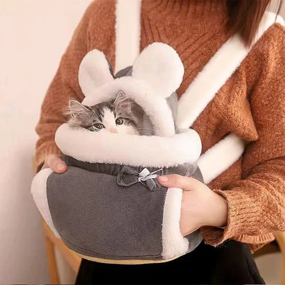 Cat Backpack Carrier with Bed