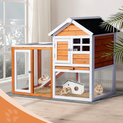 Wooden Rabbit Hutch