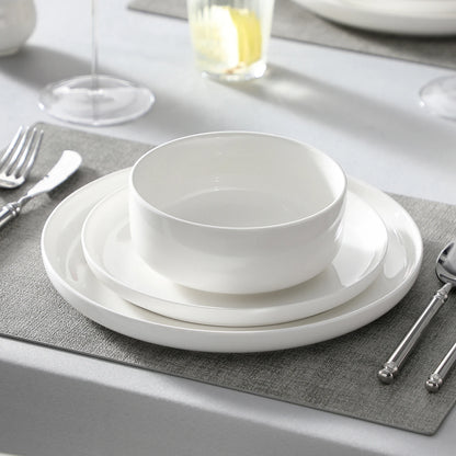 MALACASA 18/36-Piece Ceramic Set with 6/12 Pcs