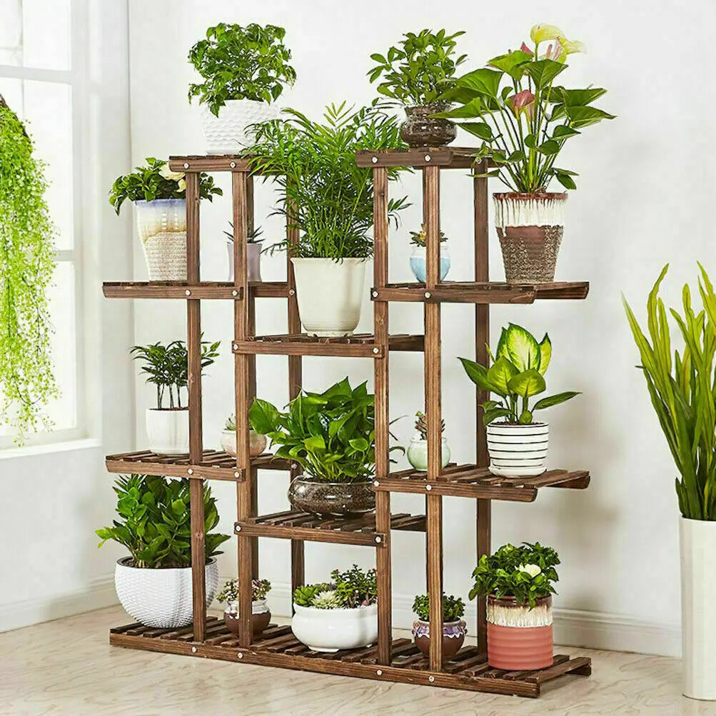 Wooden Plant Shelf