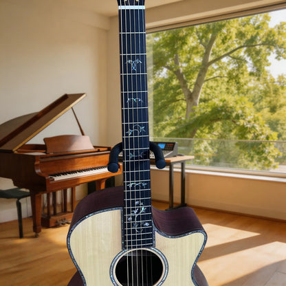 Acoustic Guitar 914 Model41Inch Angular Spruce Solid  Ebony Fingerboard Natural Wood Color Scale Length 648mm Small-Waist Body