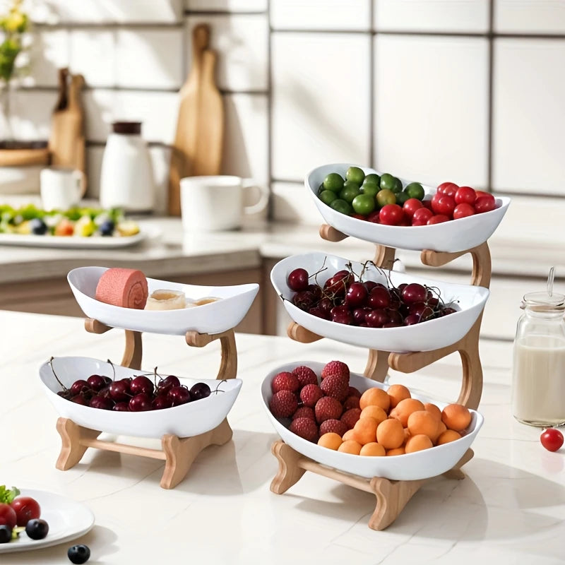 Elegant 2 & 3-Tier Fruit Stands