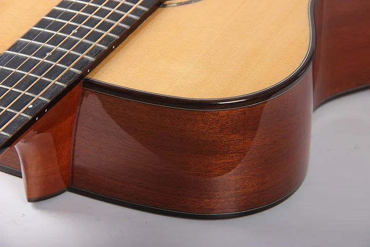 OM Body 40 Spruce Top Mahogany Neck Acoustic Guitar Sapele Back