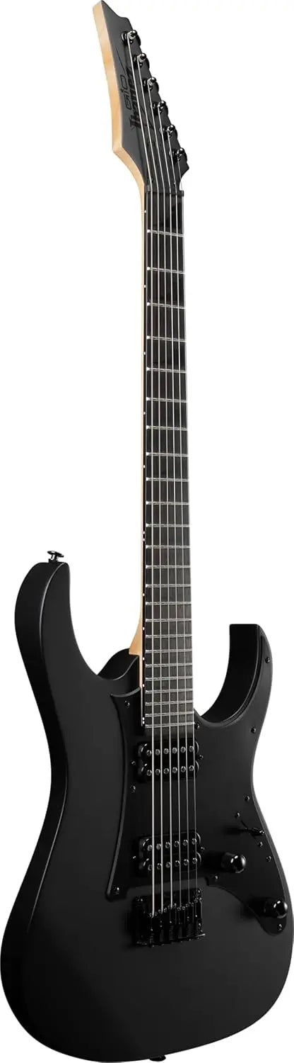 6-String Black Sunburst OM Acoustic Guitar, Abalone Binding & Ebony Fingerboard