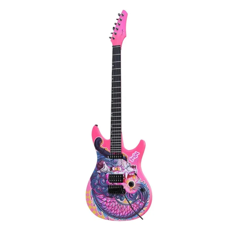 NEW Enya INSPIRE Electric Guitar Dragon Carbon Fiber Guitarra With Bag