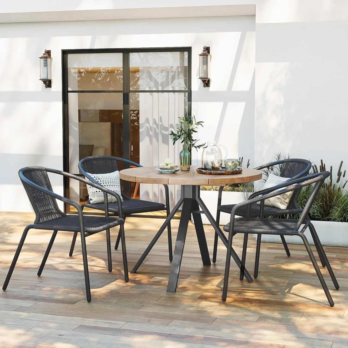 Outdoor Dining Chairs Set of 4
