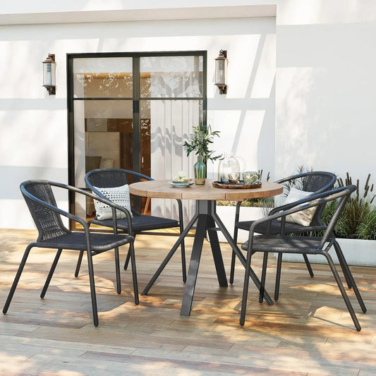 Outdoor Dining Chairs Set of 4