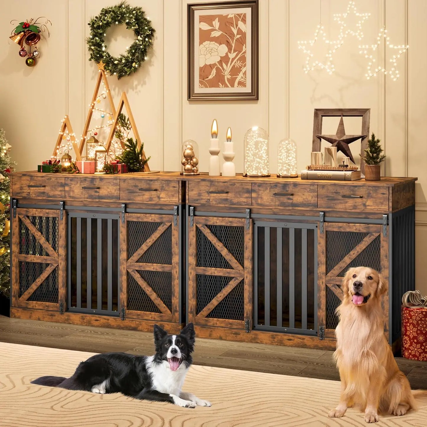 48 Inch Large Dog Crate Furniture
