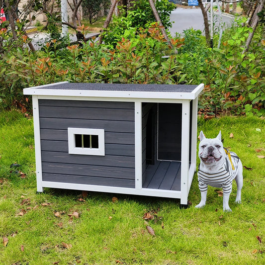 Outdoor Wooden Puppy Kennel Waterproof