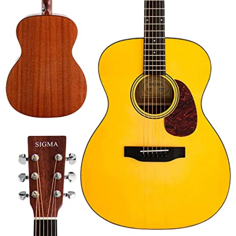 Sigma Acoustic Guitar Solid Spruce Top with Mahogany Back