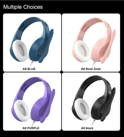 3.5mm Wired Headphones Noise Cancelling, Stereo