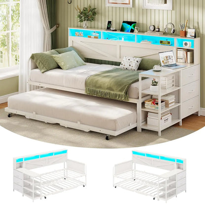 Farmhouse Wooden Day Bed Frame