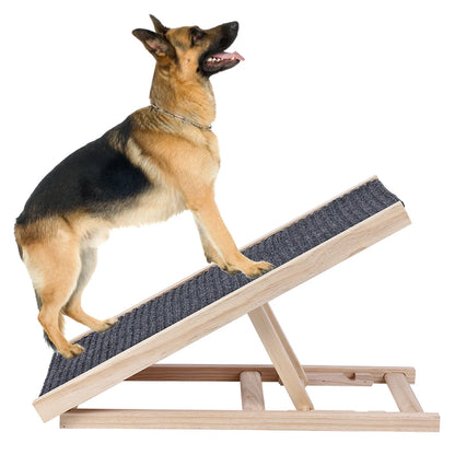 Wooden Ramp with Adjustable Height