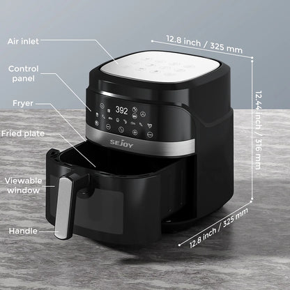 Air Fryer 8-in-1,6 Quart