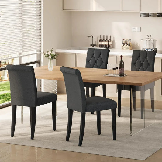 Upholstered Dining Chairs Set Of 4