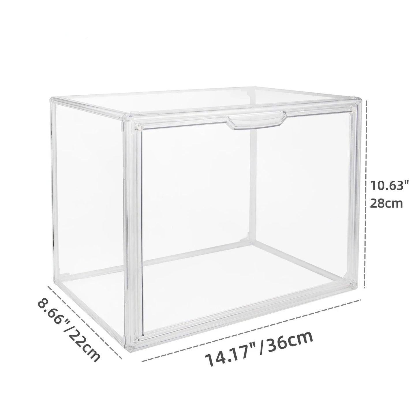 1pc/3pcs Clear Display Case