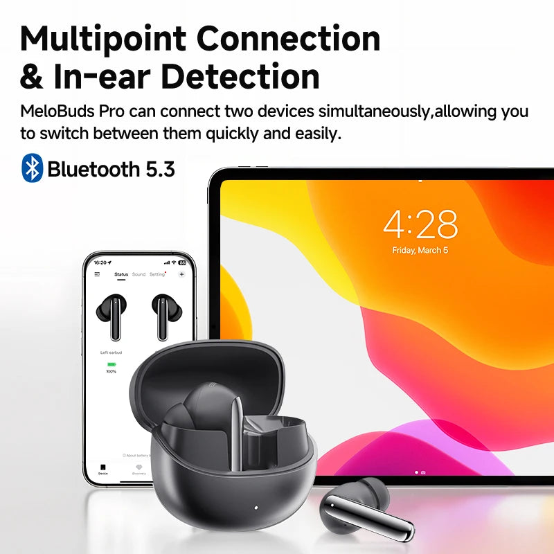 Pro ANC Bluetooth 5.3 Earphones Wireless Earbuds