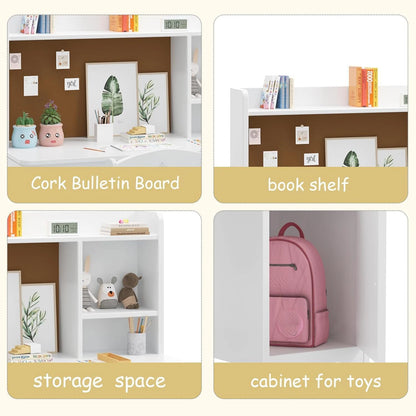 Kids  Wood Study Desk And Chair Set