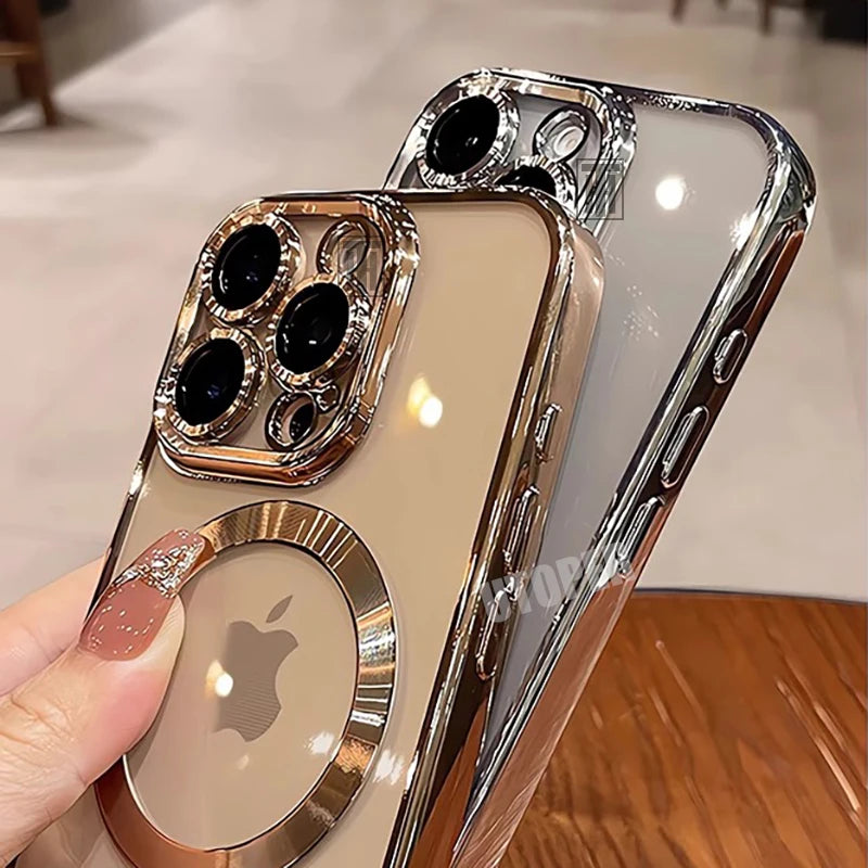 Gold Case For iPhone Pro Max Plus