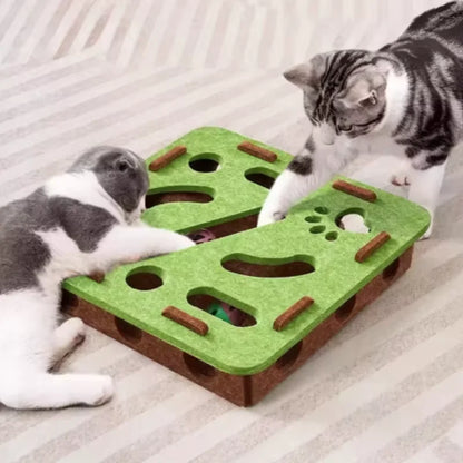 Interactive Cat Toy Maze Game