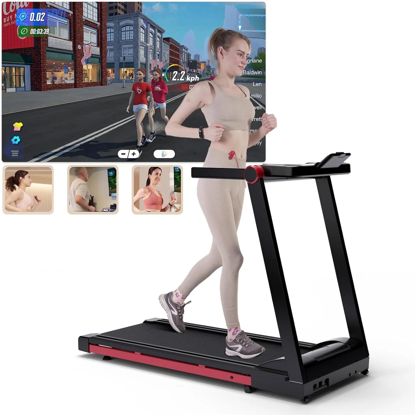 3.5HP Foldable Treadmil