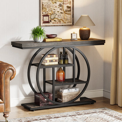 Console Table, 4-Tier Entryway Table