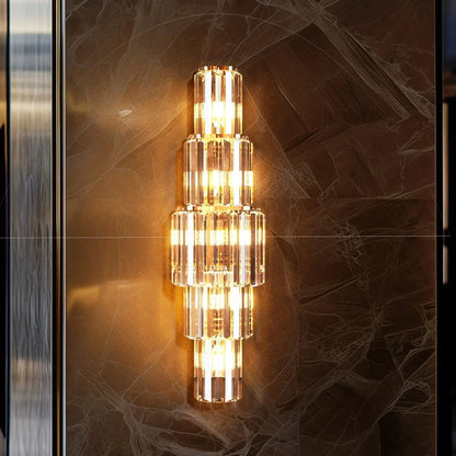Modern Crystal Wall Lamp 3-Layer