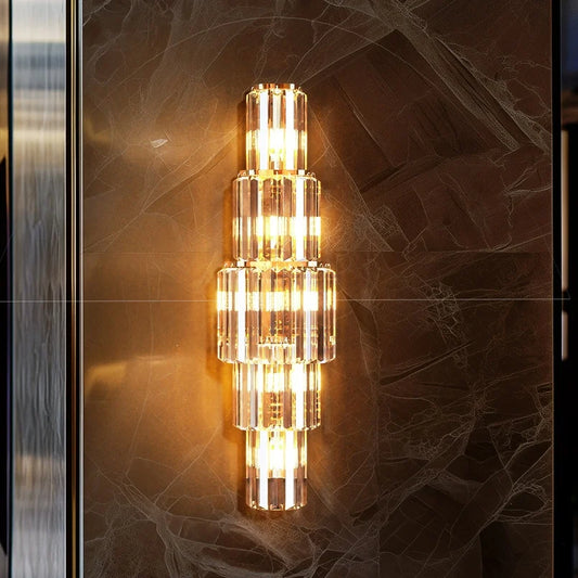 Modern Crystal Wall Lamp 3-Layer