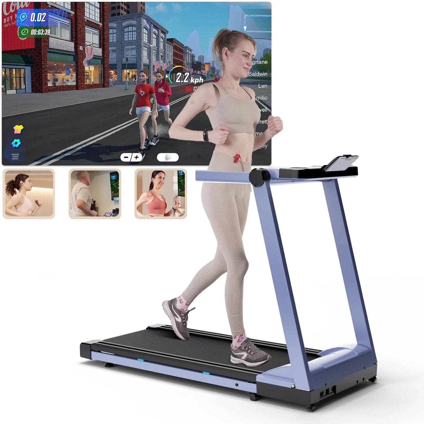 3.5HP Foldable Treadmil