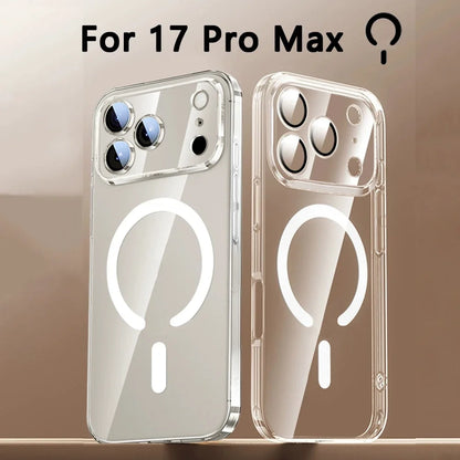 Magnet Protection Clear Case For Iphone