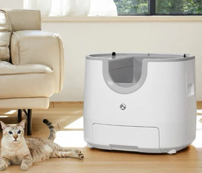 Automatic Smart Cat Litter Box, Self-Cleaning Tray