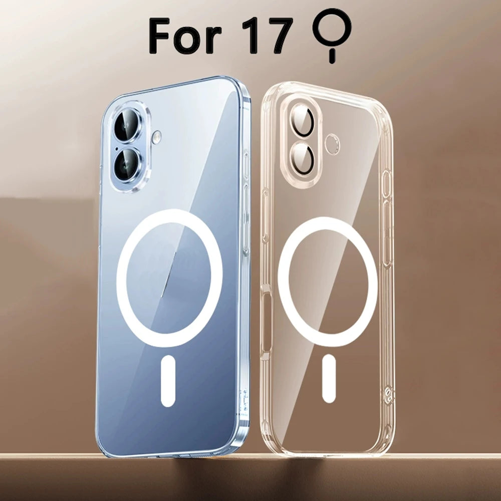 Magnet Protection Clear Case For Iphone