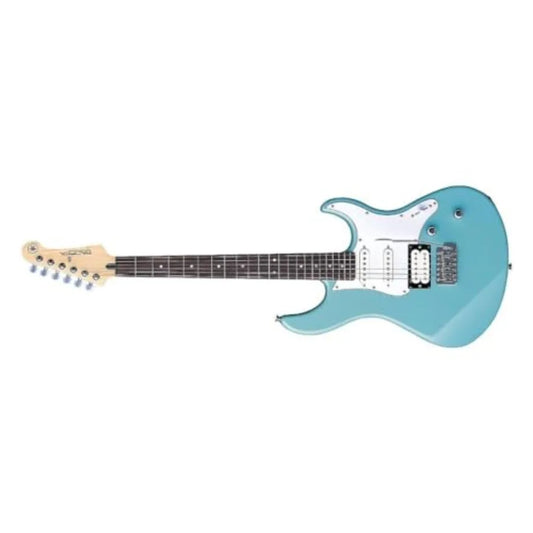 Pacifica Series PAC112V Electric Guitar for beginners and practice, alder body, Sonic Blue finish, versatile 3-single-coil pick