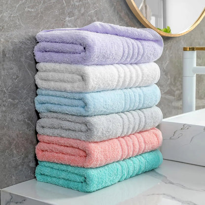 6-Pack 100% Cotton Bath Towels, 24x48 Inches