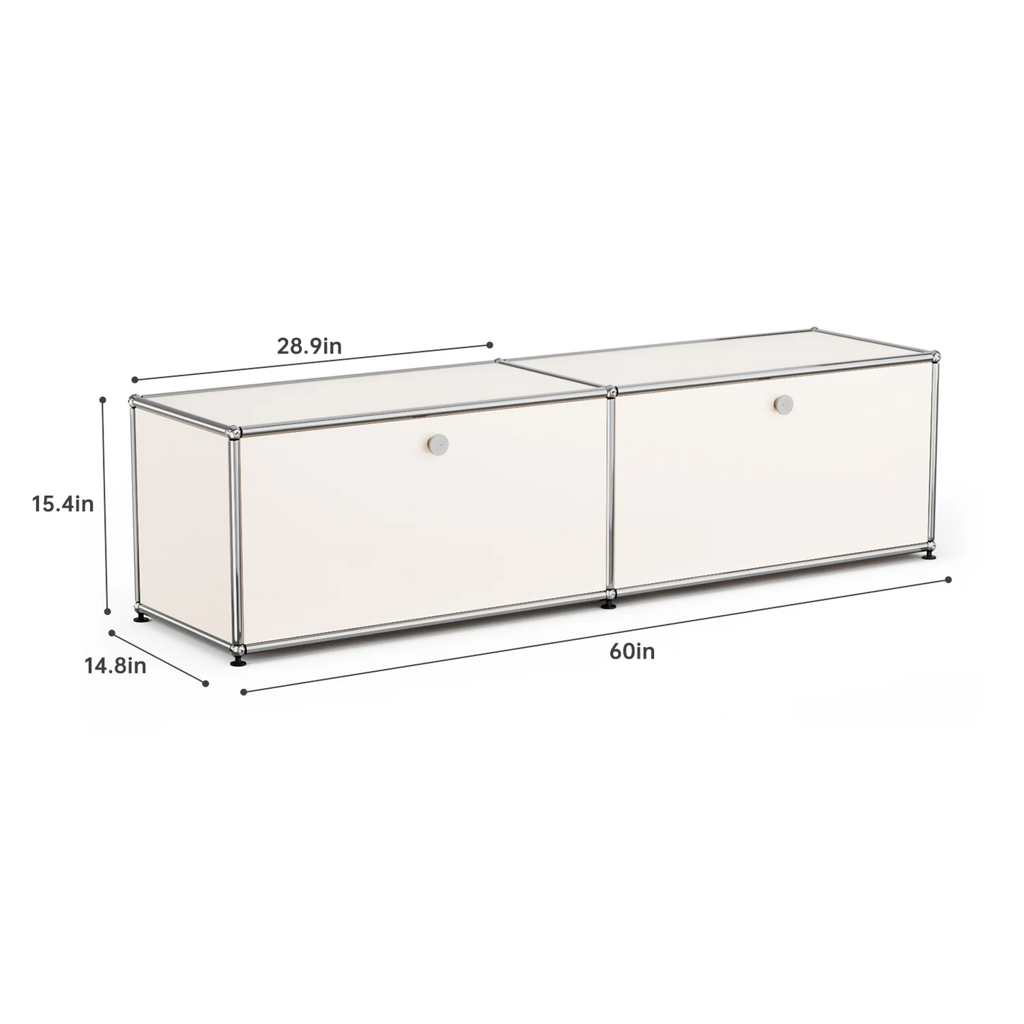 Modern Modular Metal Storage Cabinet